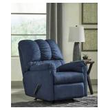 ASHLEY DARCY BLUE CONTEMPORARY RECLINER