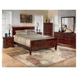 Queen Ashley Alisdair 5pc Sleigh Bedroom Group