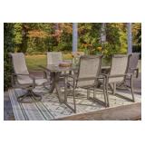 Ashley Beach Front Outdoor Dining Table & 6 Chairs