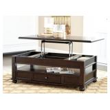 ASHLEY BARILONNI COFFEE TABLE WITH LIFT TOP