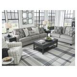 Ashley Davinca Charcoal 91" Sofa & Love Seat