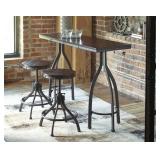 Ashley Counter Height Dining Table & Bar Stools