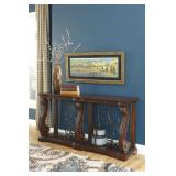 ASHLEY T869 ALYMERE XL 64" RUSTIC SOFA TABLE