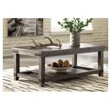 ASHLEY DANELL RIDGE 48" INDUSTRIAL COFFEE TABLE