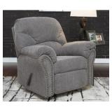 Ashley Allmaxx Contemporary Pewter Recliner