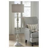 Ashley L235341 Antique White Wash 62" Floor Lamp