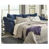 FULL ASHLEY DARCY BLUE SLEEPER SOFA