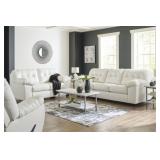 Ashley 59703 Donlen White Sofa & Love Seat