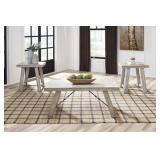 ASHLEY CARNYHURST 3-PC COFFEE & END TABLE SET