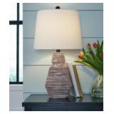 ASHLEY JAIRBURNS DISTRESSED TABLE LAMP