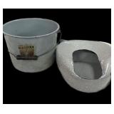 Glass Tex Granite Bucket & Bedpan