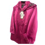 Ladies New Dennis Basso Raincoat 3x