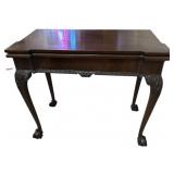 Beautiful Claw Foot Hall/Game Table