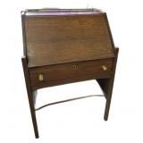 Drop Front Oak Desk