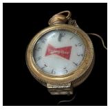 Bintage Budweiser Clock (Back Glass Gone)