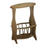 Palm Tree Wood Magazine Table