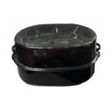 Vintage Granite Drip Top Roaster (Like New)