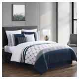 New King  8 Pc Ellison Comforter Set