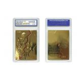 23K Gold Jordan/Pippen Fleer Card