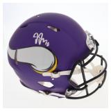 Autographed Justin Jefferson Vikings Helmet