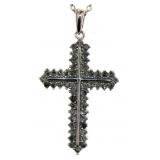 Brilliant 1/2 ct Diamond Cross Necklace