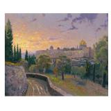 Jerusalem Sunset by Thomas Kinkade