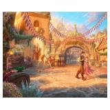 Disney Rapunzel Dancing in the Sunlit Courtyard