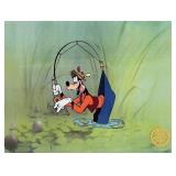 DISNEY GOOFY FISHING Limited Edition Sericel