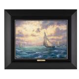 New Horizons Black Framed Canvas by Kinkade