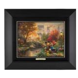 Mickey & Minnie Central Park Framed Canvas Kinkade