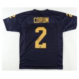 Autographed Blake Corum Jersey