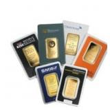 One Ounce: .999 Fine Gold Bullion Bar