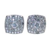 Cushion Cut Diamond Stud Earrings