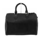 Louis Vuitton Black Speedy Handbag