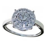 Round Brilliant Diamond Designer Ring