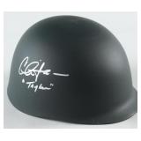 Autographed Charlie Sheen Army Helmet