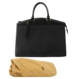 Louis Vuitton Black Epi Riviera Noir Handbag