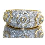 14kt Gold 1.00 ct Pave