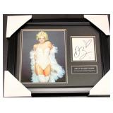 Autographed Drew Barrymore Batman Framed Photo