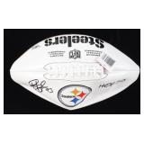 Autographed Troy Polamalu Steelers Football