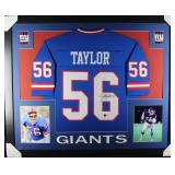 Autographed Lawrence Taylor Custom Framed Jersey