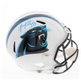 Autographed Luke Kuechly Panthers Helmet