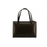 LOEWE Black Leather Designer Tote Bag