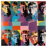 Bill Gates Collage Hand Signed by Charis