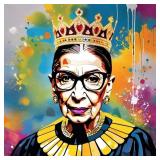 Queen RBG Hand Signed by Charis