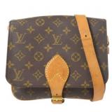 LOUIS VUITTON CARTOUCHIERE BROWN SHOULDER BAG