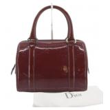 Christian Dior Shiny Purple/Pink Boston Bag