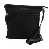 Gucci GG Black Nylon Monogram Shoulder Bag