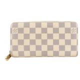 Louis Vuitton Damier Azur Long Zipper Wallet