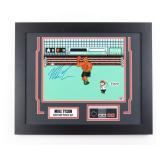 Autographed Mike Tyson Punch Out Photo Display